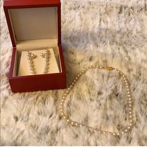 Pearl Jewelry Set